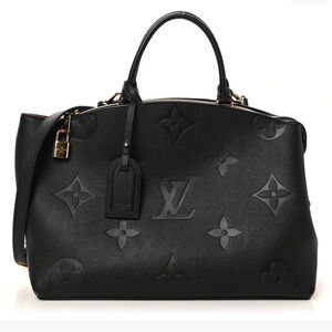 Louis Vuitton Black Empreinte Leather Top-Handle Shoulder Bag